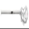 STX Stallion 700 Complete Lacrosse Stick A/M with Fiber Composite Handle White view 3