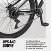 Mongoose Switchback 1 Mountain Bike for Men and Women, 8-Speed Drivetrain with Trigger Shifters, 29-Inch Wheels, 16-Inch Frame, Purple view 4