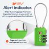 TSA Accepted Luggage Travel Lock, Set-Your-Own Combination Lock for School Gym Locker, Luggage Suitcase Baggage Locks, Filing Cabinets, Toolbox, Case (Green, 1 Pack) view 4