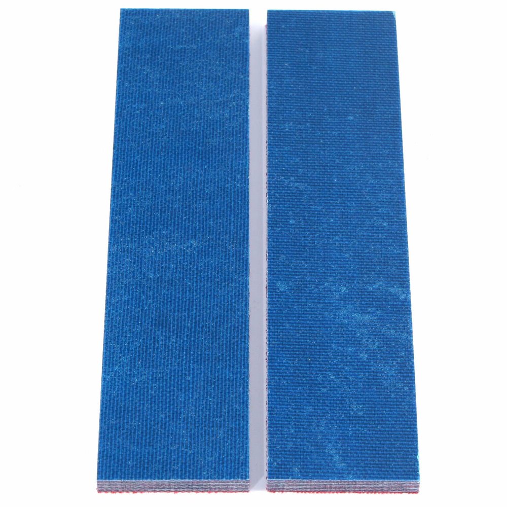 Damagrip Composite Handle Material - (Scale Set) - (Canvas) - (3D Layered) - (Blue/Red) - (6.50 x 1.50 x .275)
