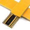 EZSMITH Damagrip Composite Handle Material - (Scale Set) - (Canvas) - (3D Layered) - (Yellow/Black) - (6 x 1.50 x .300) view 2