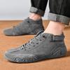 DAGY Chukka Boots Mens, Non-Slip Breathable Men's Suede Leather Casual Sneaker High Boots Men's Casual Sneakers (Color : Gray, Size : 13) view 4