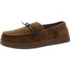 Club Room Mens Cozy Comfy Moccasin Slippers Tan 6-7 Medium (D) view 1