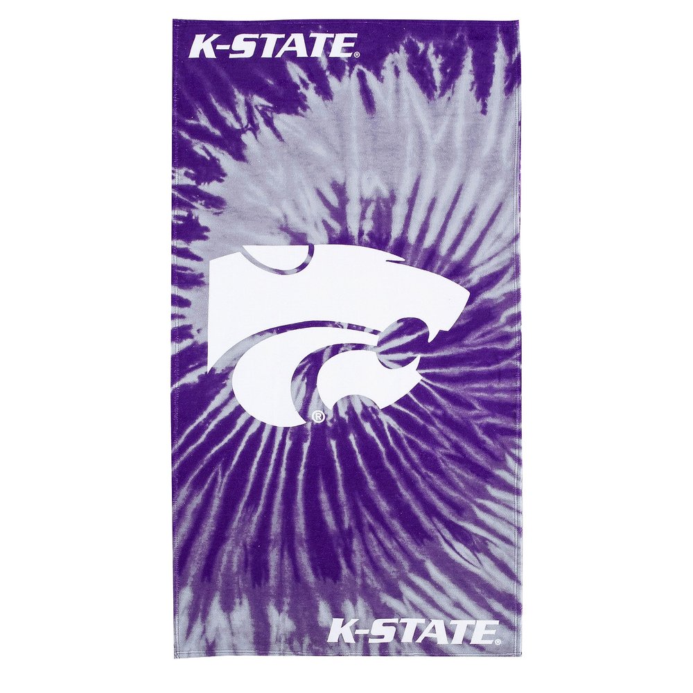 Northwest NCAA Kansas State Wildcats Beach Towel, 30" x 60", Psychedelic