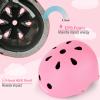 KAMUGO Kids Bike Helmet, Toddler Helmet for Ages 2-8 Boys Girls with Sports Protective Gear Set Knee Elbow Wrist Pads for Skateboard Cycling Scooter Rollerblading (Pink) view 4
