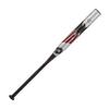DeMARINI WTDXJSUPF 8573-21 Softball Bat Phenix H&H (Leather and Rubber No. 3), Top Balance, 33.5 inches (85 cm), 24.7 oz (730 g) Average, Silver x Black view 1