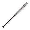 DeMARINI WTDXJSUPF 8573-21 Softball Bat Phenix H&H (Leather and Rubber No. 3), Top Balance, 33.5 inches (85 cm), 24.7 oz (730 g) Average, Silver x Black view 2