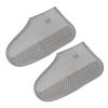 PATIKIL M Foldable Waterproof Silicone Shoe Cover, Reusable Non-Slip Overshoes Rain Shoes Covers Protectors Galoshes for Outdoor Rain Snow, Gray 1 Pair view 1
