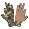 BASSDASH Unisex Fingerless Camo Hunting Gloves for Men's Women's Early Season Warm Weather UPF 50+ Lightweight Fishing Photography HG03 view 2