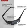 xaegistac Shooting Glasses with Case Anti Fog Hunting Safety Glasses for Adults view 3