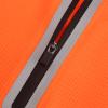 Big and Tall Mens Polo Shirts 1/4 Zip Lightweight Sun Protection Moisture Wicking Quick Dry Golf Shirt for Men Hi Viz Orange-2XL view 4