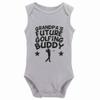 Grandpa's Future Golfing Buddy Unisex Baby Sleeveless Playsuit Newborn Bodysuit Outfit Clothes view 1