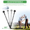 Tefola Foldable Golf Swing Trainer, Golf Warm-Up Sticks Golf Training Aid to Improve Hinge, Forearm Rotation, Shoulder Swing Trainer for Golf (Blue) view 3