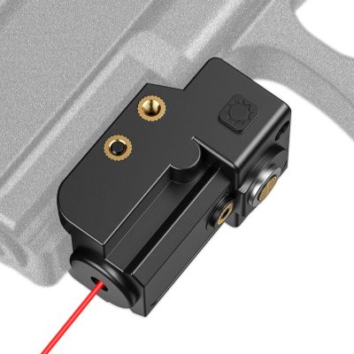 EZshoot Compact Low Profile Gun Laser, Magnetic Charging Red Laser Sight for Pistol Compatible with 20MM Rail and Ambidextrous ON/Off Switch