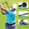Tefola Foldable Golf Swing Trainer, Golf Warm-Up Sticks Golf Training Aid to Improve Hinge, Forearm Rotation, Shoulder Swing Trainer for Golf (Black) view 2