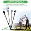 Tefola Foldable Golf Swing Trainer, Golf Warm-Up Sticks Golf Training Aid to Improve Hinge, Forearm Rotation, Shoulder Swing Trainer for Golf (Black) view 3