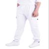 CAMLAKEE Boys Cargo Pants for Kids Stretch Elastic Waist School Youth Twill Joggers White 13-14 Years/Size 170 view 3