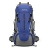 HongXingHai 70L Camping Hiking Backpack with Rain Cover Waterproof Backpacking Backpack for Hiking Treeking Climbing Outdoor (DeepBlue) view 1