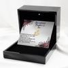 Heart Knot Gold Necklace Luxury Box Daughter in Law Wedding Jewelry, Congratulation on this Special Day, Gift for Daughter In Law, WEDDING Gifts, Je view 2