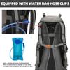 HongXingHai 70L Camping Hiking Backpack with Rain Cover Waterproof Backpacking Backpack for Hiking Treeking Climbing Outdoor (Black) view 3