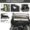 HongXingHai 70L Camping Hiking Backpack with Rain Cover Waterproof Backpacking Backpack for Hiking Treeking Climbing Outdoor (Black) view 4