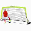 RUNBOW 6x4 ft Portable Kids Soccer Goal for Backyard Practice Soccer Net with Carry Bag (6x4 FT, 1 Pack, Light Yellow) view 1