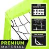 RUNBOW 6x4 ft Portable Kids Soccer Goal for Backyard Practice Soccer Net with Carry Bag (6x4 FT, 1 Pack, Light Yellow) view 2