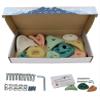 Everett & Avery Co. Premium Rock Climbing Holds - Rock Climbing Wall for Kids Inside - Rock Wall Climbing Holds Kids - Indoor Rock Climbing Wall for Kids (Earth Tones) view 2