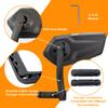 Arkham Bike Mirror for 0.59-0.65" Diameter Handlebar HD Bar End Bicycle Mirror Thickened Auto-Grade Glass for Handlebar Rearview Mirror Essential Bike Tool for Bicyclists E-Bike (Left) view 2