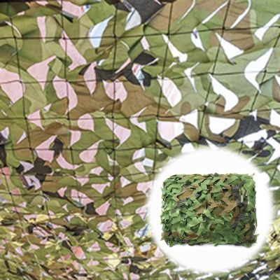 Military Reinforced Camouflage Netting, Breathable Shade Net, Camo Netting for Hunting, Camping, Hiding, Photography, Army Decoration, Car Cover Camouflage Net, Sunscreen,Jungle-210m(6.6*32.8ft)