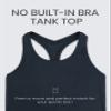 CRZ YOGA Women's Butterluxe Yoga Workout Tank Tops Racerback Sleeveless Camisole Athletic Gym Shirts True Navy Small view 4