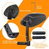 Arkham Bike Mirror for Handlebar HD Bar End Bicycle Mirror Thickened Auto-Grade Glass for Handlebar Rearview Mirror Multi-Angle Adjustable, E-Bike Universal(Oval Single) view 2