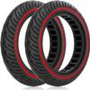 Amitor 2PCS 8.5x2 inches Scooter Solid Tires, Electric Scooter Replacement Wheels Honeycomb Solid Tire, 50/75-6.1 Tire Replacement, 8 1/2 x2 Tire for Xiaomi M365 Pro 1S/Gotrax GXL V2 XR view 1