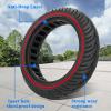 Amitor 2PCS 8.5x2 inches Scooter Solid Tires, Electric Scooter Replacement Wheels Honeycomb Solid Tire, 50/75-6.1 Tire Replacement, 8 1/2 x2 Tire for Xiaomi M365 Pro 1S/Gotrax GXL V2 XR view 2
