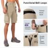 Wespornow Men's-Hiking-Shorts Tactical Shorts Lightweight-Quick-Dry-Outdoor-Cargo-Casual-Shorts for Hiking Cycling (Beige, XX-Large) view 3