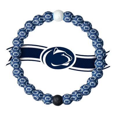 Lokai Collegiate Silicone Beaded Bracelet for Women & Men, Penn State University - Extra Large, 7.5 Inch Circumference - Silicone Jewelry Fashion Bracelet Slides-On for Comfortable Fit