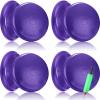 Jerify 4 Pcs Wiggle Seat Flexible Inflated Wobble Cushion Stability Balance Pad Balance Disc Sensory Seat for Men Women Fitness Physical Exercise Improving Posture Home Office(Purple) view 1