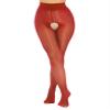 Daenrui Woman's Oil Glossy Pantyhose Tights Hollow Out Thigh High Suspender Stocking Footed Legging Type V One Size view 1