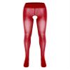 Daenrui Woman's Oil Glossy Pantyhose Tights Hollow Out Thigh High Suspender Stocking Footed Legging Type V One Size view 2