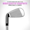 Golf Clubs Iron for Men Women, #7 Irons Carbon/Steel Rod, Right Handed Golf Practice Pole Sports Golf Training (Steel Shaft,Women) view 3