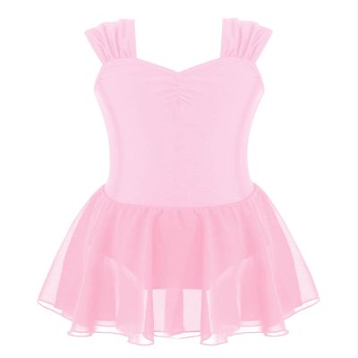JEATHA Princess Leotards for Girls Ballet Dance Tutu Skirted Ballerina Dress Birthday Fancy Party Costumes Pink 14 Years