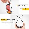 KAPVOE Polarized Cycling Glasses with 3 Interchangeable Lenses TR90 Sports Sunglasses Women Men view 4