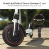 Amitor 8 1/2 Scooter Solid Tires, 8.5 Solid Tire for Electric Scooter, 8.5 Inch Electric Scooter Replacement Wheels Honeycomb, 50/75-6.1 Non-pneumatic (Red_1PC_01) view 3