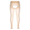 Daenrui Woman's Oil Glossy Pantyhose Tights Hollow Out Thigh High Suspender Stocking Footed Legging Type R One Size view 3
