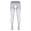 Daenrui Woman's Oil Glossy Pantyhose Tights Hollow Out Thigh High Suspender Stocking Footed Legging Type S One Size view 3