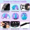 DINILEMU Kids Bike Helmet for Ages 3-5-8 Girls & Boys Adjustable Toddler Helmet for Skateboard Scooter Cycling Roller Skating Color Gradient Design with Knee and Elbow Pads Set view 3