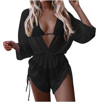 Black Women Micro Bikini Lace Swimsuit Micro Bikini Tankini Waist Trainer Body Shaper for Women XV L
