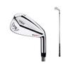Golf Clubs Iron for Men Women, #7 Irons Carbon/Steel Rod, Right Handed Golf Practice Pole Sports Golf Training (Steel Shaft,Men) view 2