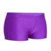 dPois Kids Girls V-Front Waistband Shorts Ballet Dance Shorts Bottoms Workout Running Jogging Activewear Purple 9-10 Years view 2