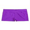 dPois Kids Girls V-Front Waistband Shorts Ballet Dance Shorts Bottoms Workout Running Jogging Activewear Purple 9-10 Years view 4